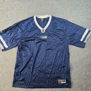 Vintage Nike Chicago Rush AFL Jersey Mens XL Blue White Football Y2K